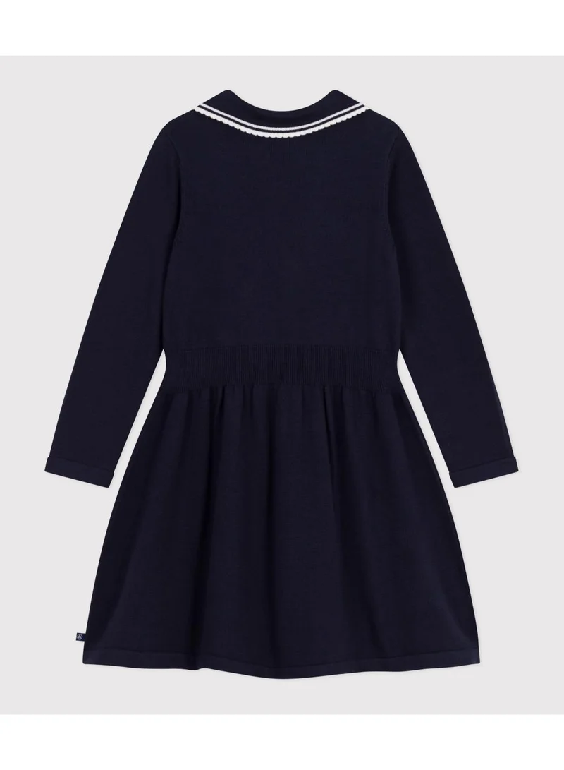 Petit Bateau Children's long-sleeved cotton dress
