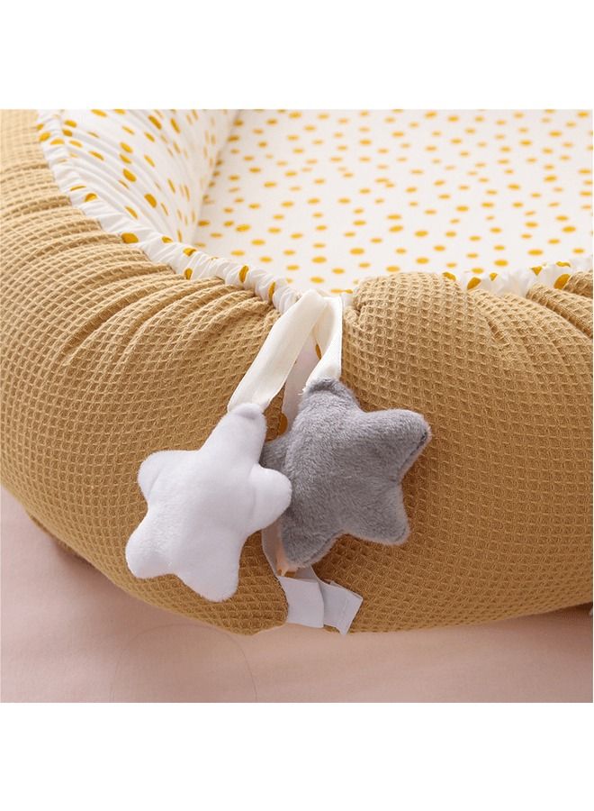 hibobi Baby Bassinet for Bed Baby Nest Sleeper - Newborn Lounger Portable Crib for Ideal for Newborn Shower Gift - Image 4