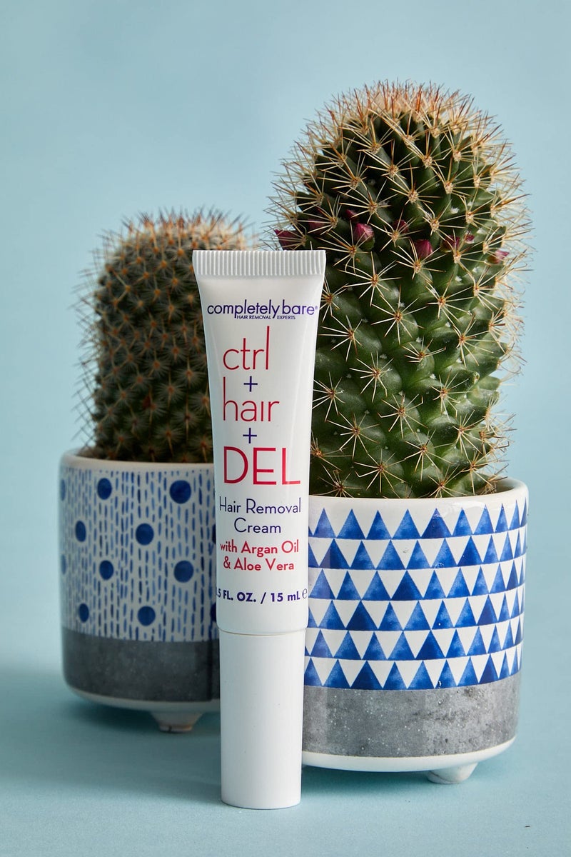 Completely Bare كريم إزالة الشعر المستهدف completely bare ctrl+hair+DEL - مع زيت الأركان المرطب و الألوة فيرا - Image 5
