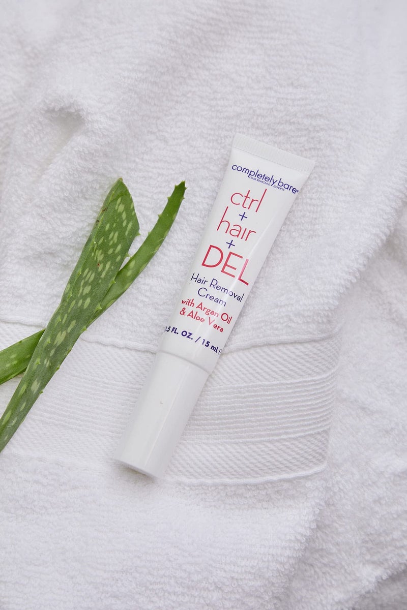 Completely Bare كريم إزالة الشعر المستهدف completely bare ctrl+hair+DEL - مع زيت الأركان المرطب و الألوة فيرا - Image 4