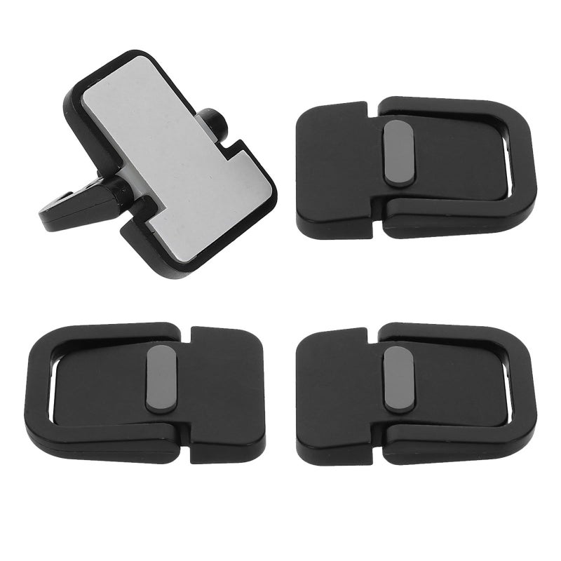 Black Laptop Stand Bracket 4 Pcs Portable Cooling Riser Desk Lifter Height Increase - Image 2