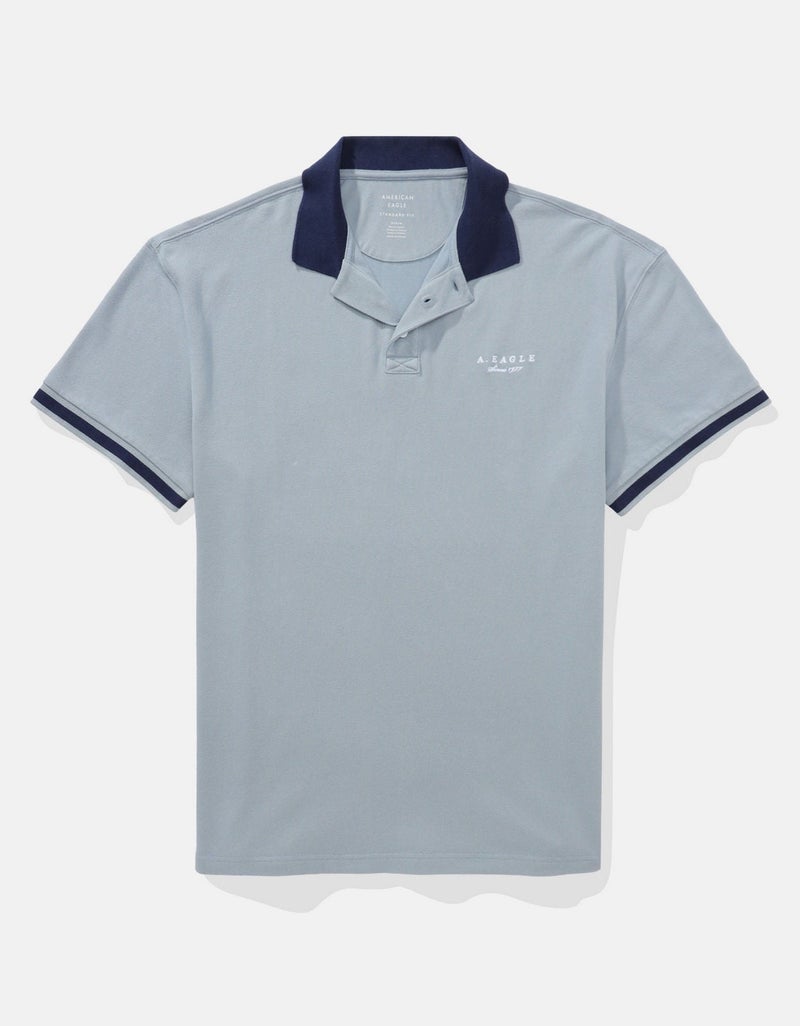 American Eagle AE Logo Polo Shirt - Image 5