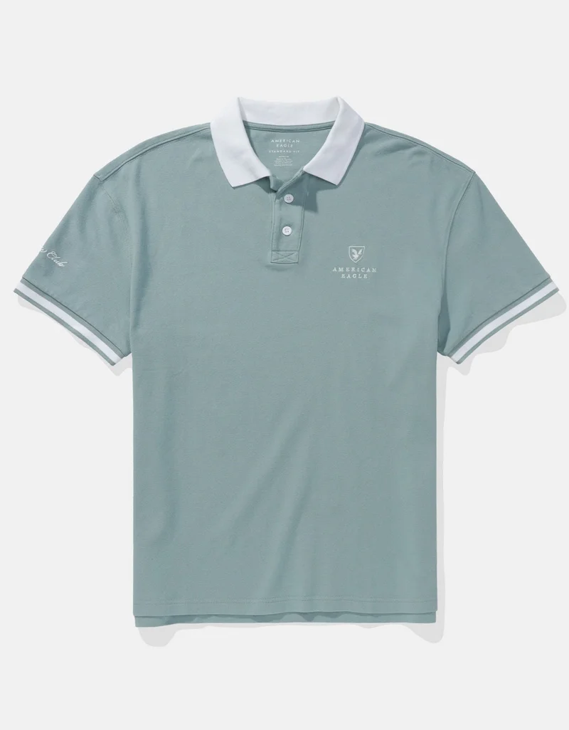 American Eagle  AE Logo Polo Shirt for Men | Best Price UAE