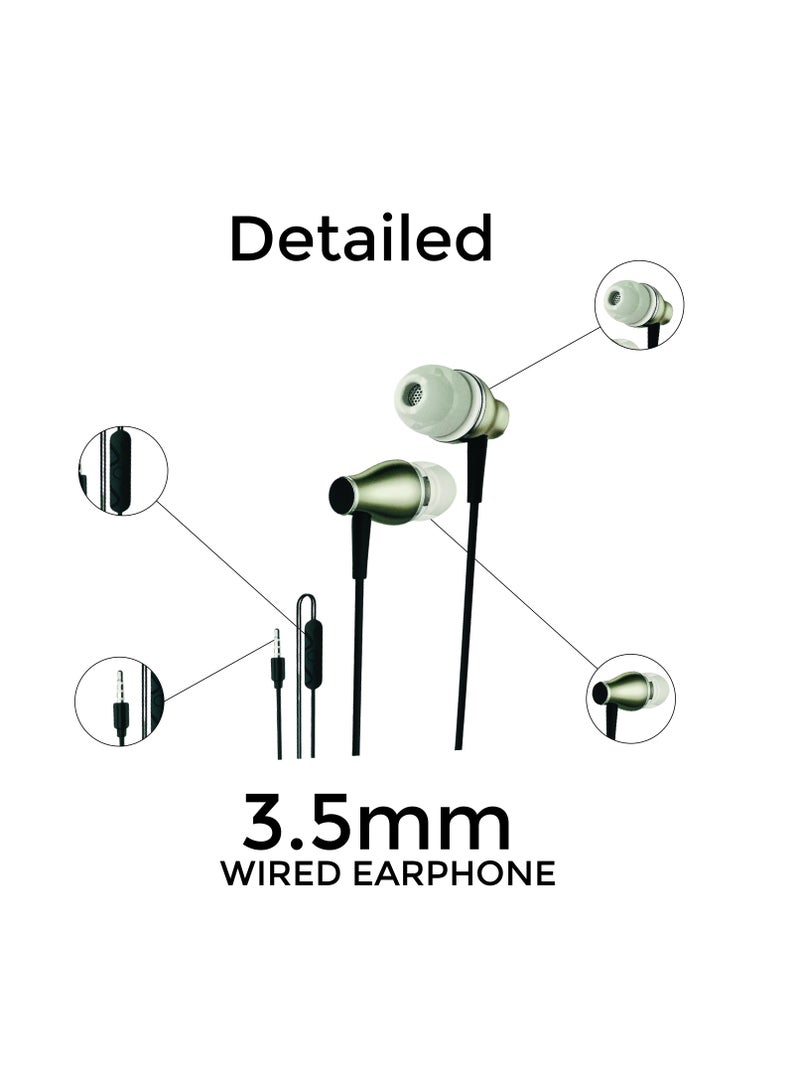 ZONA 3.5 mm Wired Earphone  High-Fidelity Stereo Loudspeakers let the Distinct and Show the Sound perfectly - Image 2