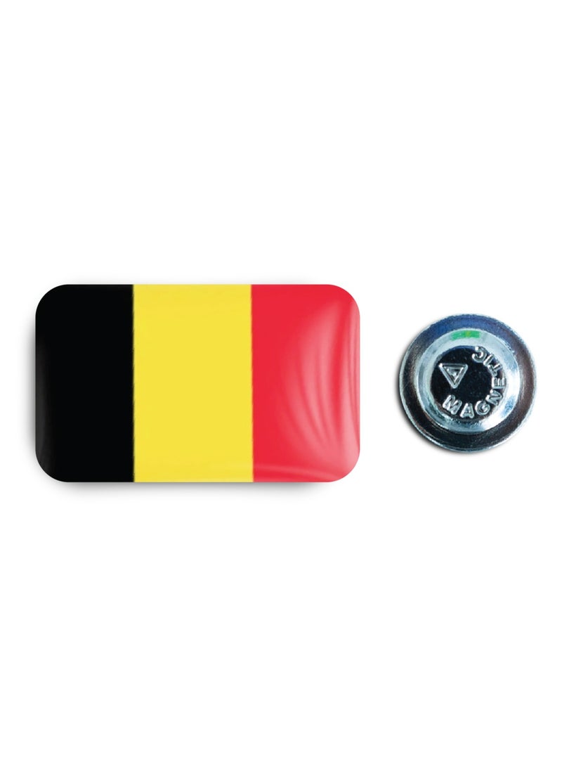 971ميديا شارة مغناطيسية بتصميم علم بلجيكا - Image 1