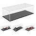 Choowin Acrylic Display Case for Lego Ferrari F1 for Lego Red Bull F1 for Lego Mercedes F1 for Lego McLaren F1 Car Display Thickened Clear Display Cases for Collectibles Assemble DustproofBlack Base - Image 3