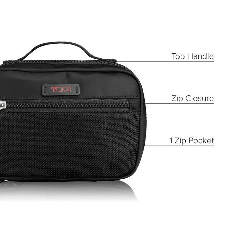 TUMI Women's Accessory Pouch Small, Black, One Size - Image 5