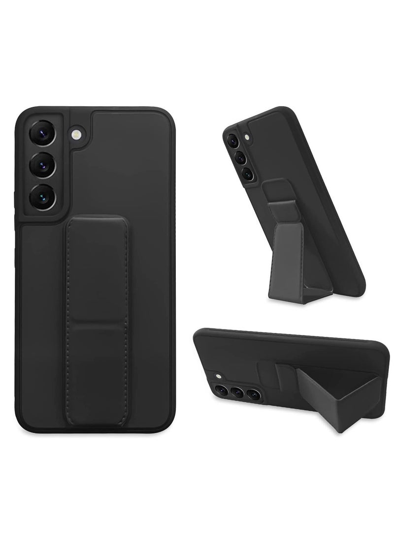 Generic Samsung Galaxy S25 Plus Case with Kickstand & Magnetic Car Holder Vertical & Horizontal Premium Silicone Hand Strap & Multi Holder Grip for Phone  - Image 1