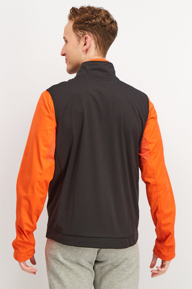 Tchibo Men Performance Fit Long Sleeve Waistcoat, Black - Image 3