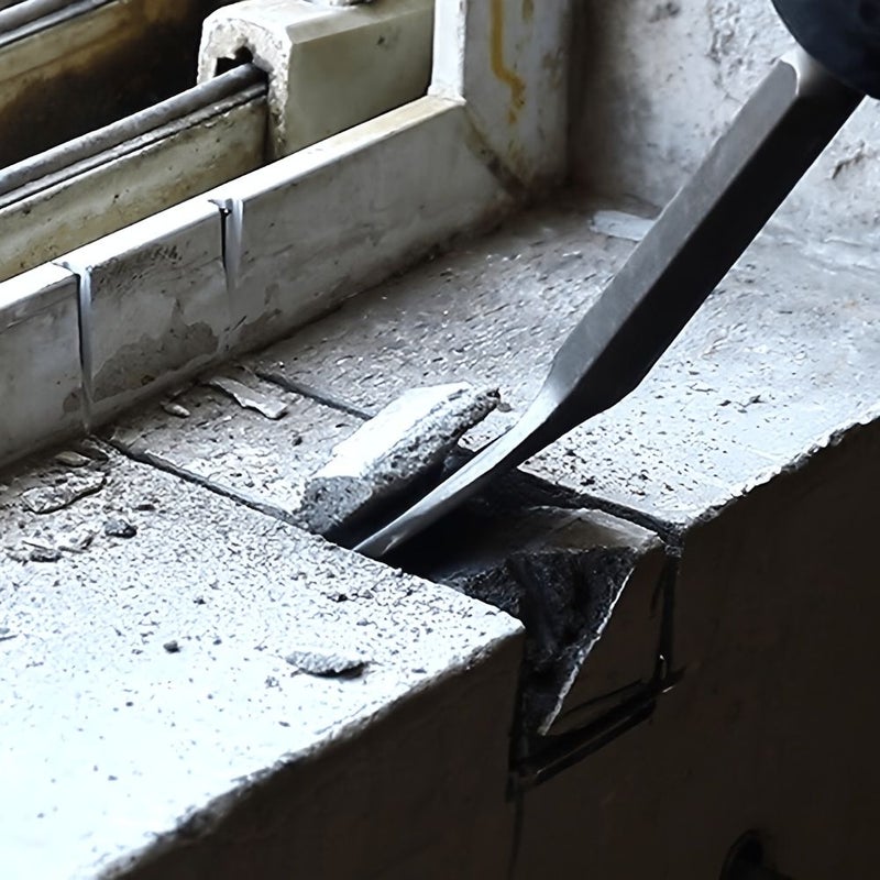 Concrete Masonry Electric Hammer Impact Drill Bit Set Bent Pick Shovel Flat Chisel Hexagonal Handle Slotting Chiseling Wall Drilling - Image 4