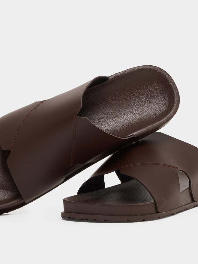 Styli Styli Cut Out Thick Band Slip on Sandals - Image 4