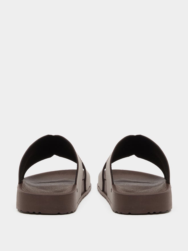 Styli Styli Cut Out Thick Band Slip on Sandals - Image 5