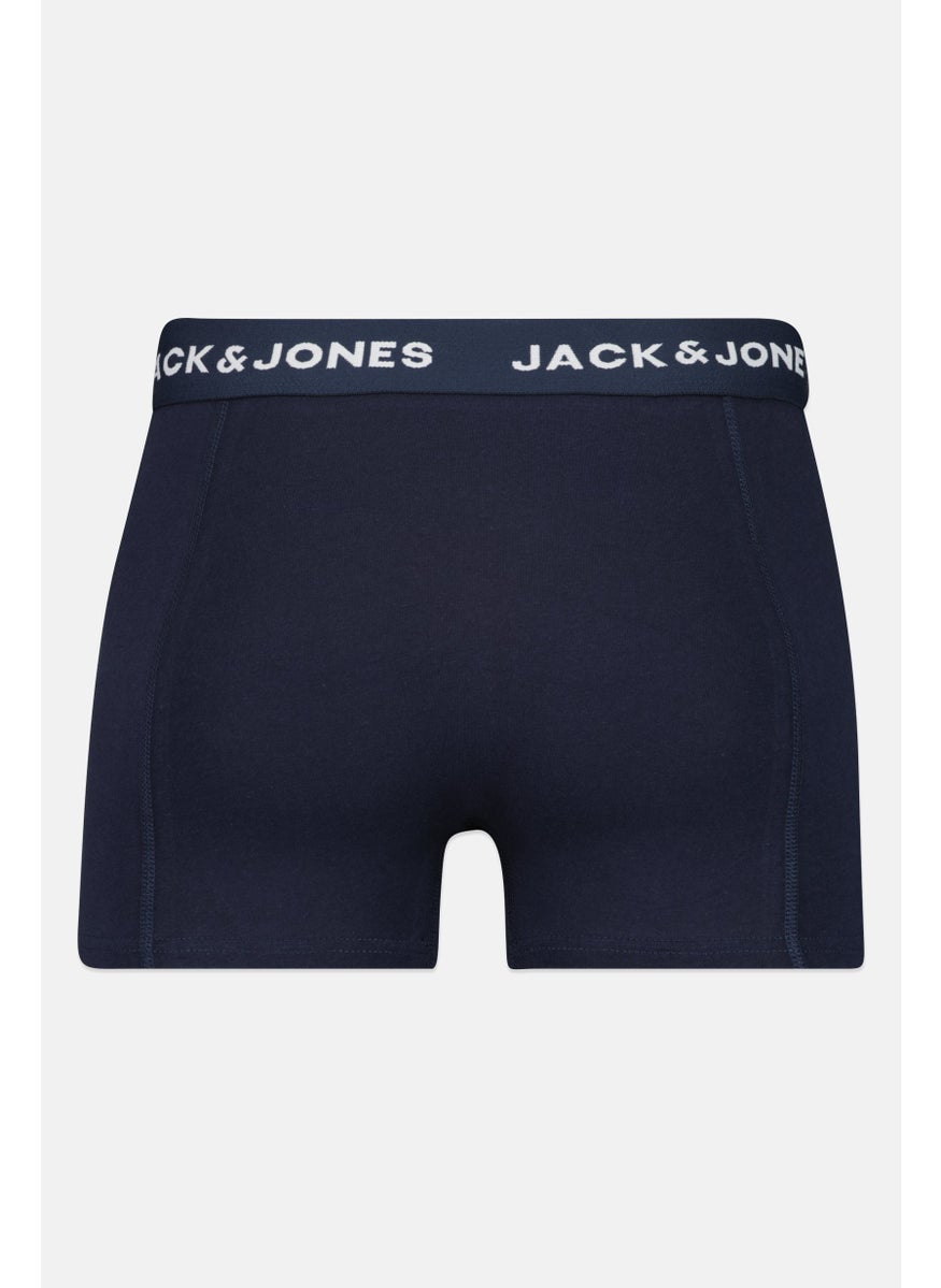 Jack Jones Men 3 Pieces Brand Logo Trunks, Multicolor  - Image 2