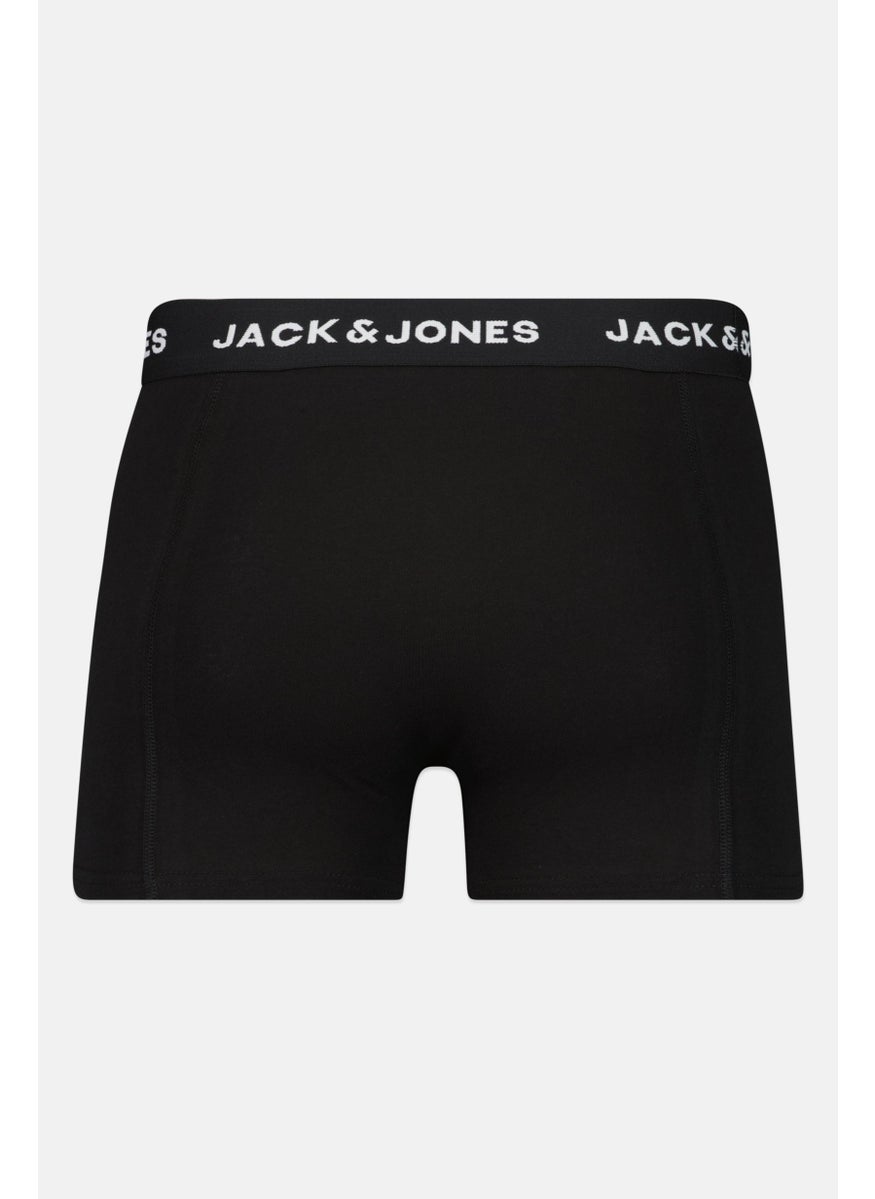 Jack Jones Men 3 Pieces Brand Logo Trunks, Multicolor  - Image 4