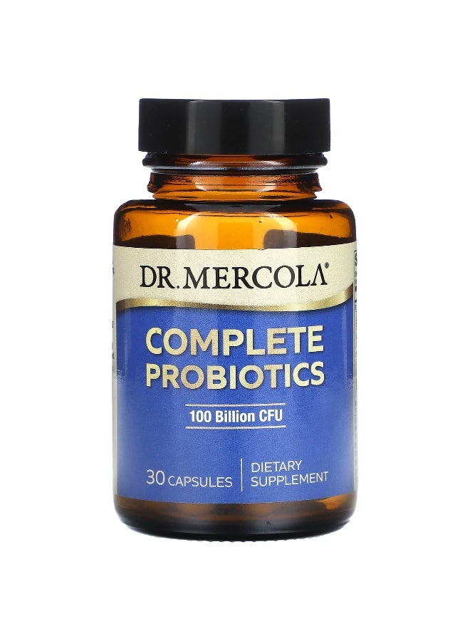Dr. Mercola Dr. Mercola, Complete Probiotics, 100 Billion CFU, 30 Capsules  - Image 1