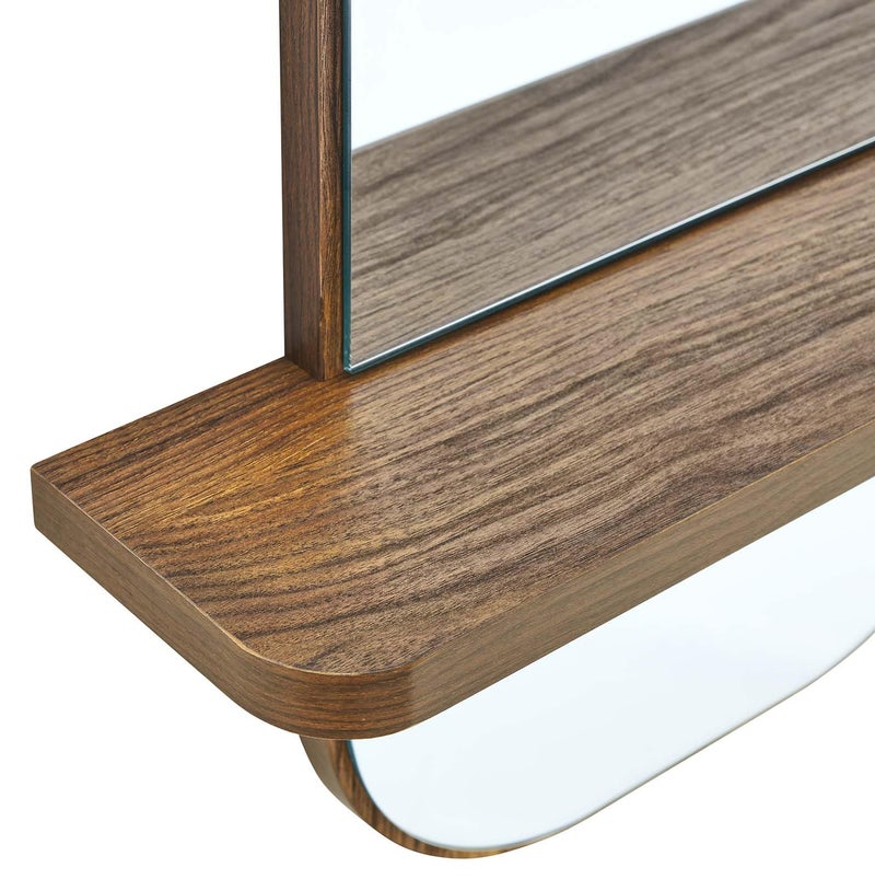 Modway EEI-6349-WAL Solstice Mirror, Walnut - Image 4