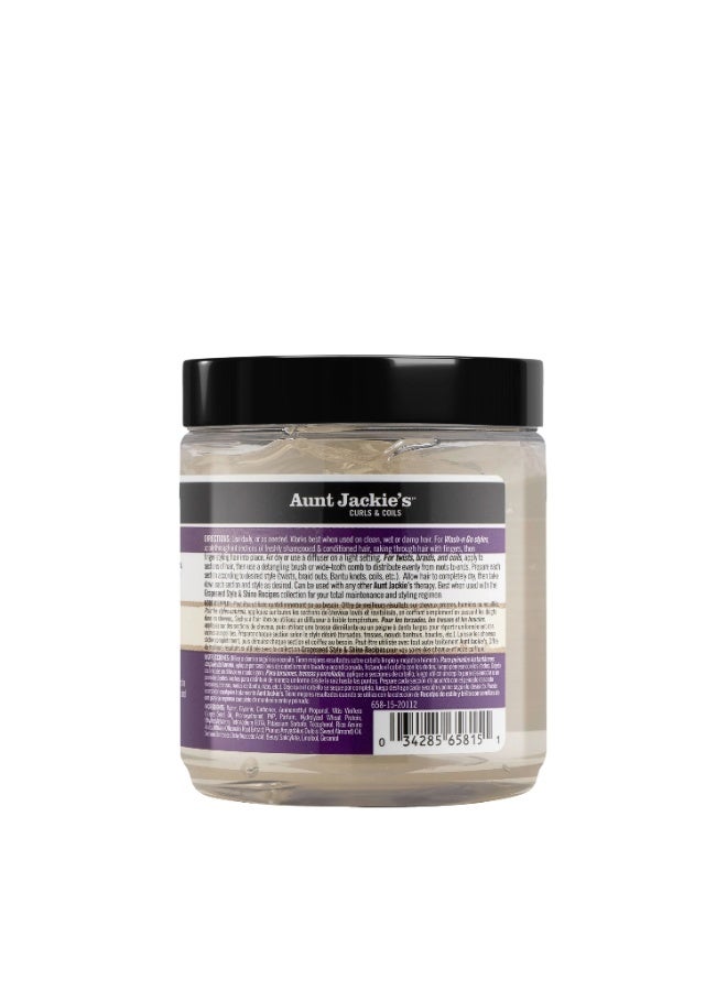 Aunt Jackie's Aunt Jackie’s Ice Curls Curling Jelly – For Natural Curls, Twists & Coils – Almond Oil & Marshmallow Root – 426g  - Image 3