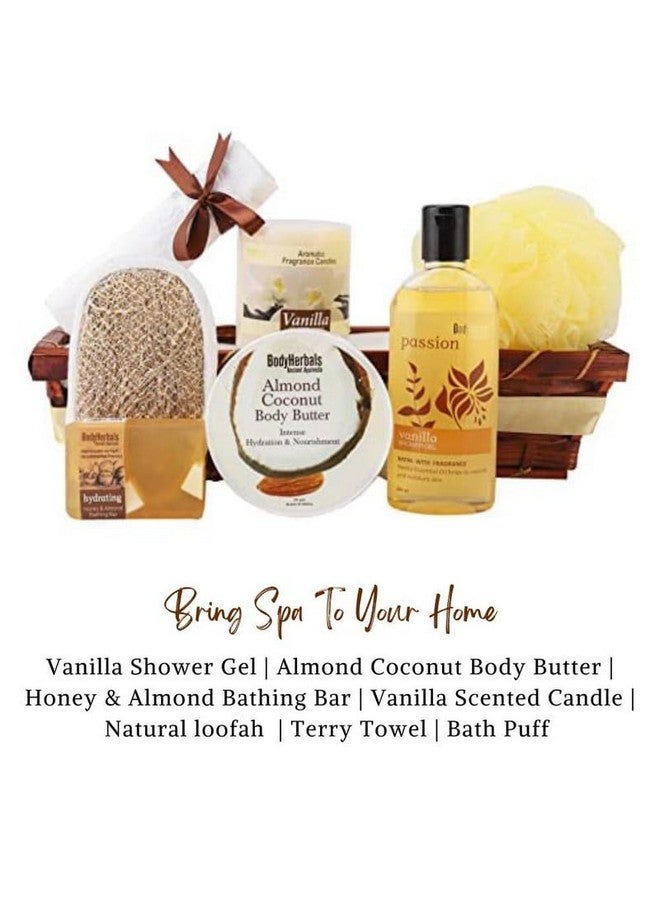 BodyHerbals Tropical Coconut Skincare Gift Set For Women And Men | Bath And Body Care Basket Gift Kit With Signature Coconut And Vanilla Range | Gift Box Hamper For Couple | 7 Pcs | Luxury Gift For Birthdays, Anniversaries, Deepawali And Special Celebrations | 100 % Vegan - Image 2