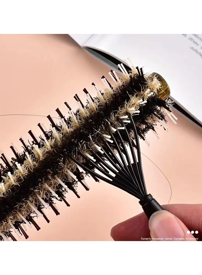 ORiTi طقم مكون من قطعتين من فرشاة تنظيف المشط الهوائية، منظف شعر المشط، أدوات التنظيف، فرشاة تنظيف المشط بالتدليك، مستلزمات تنظيف المشط - Image 4