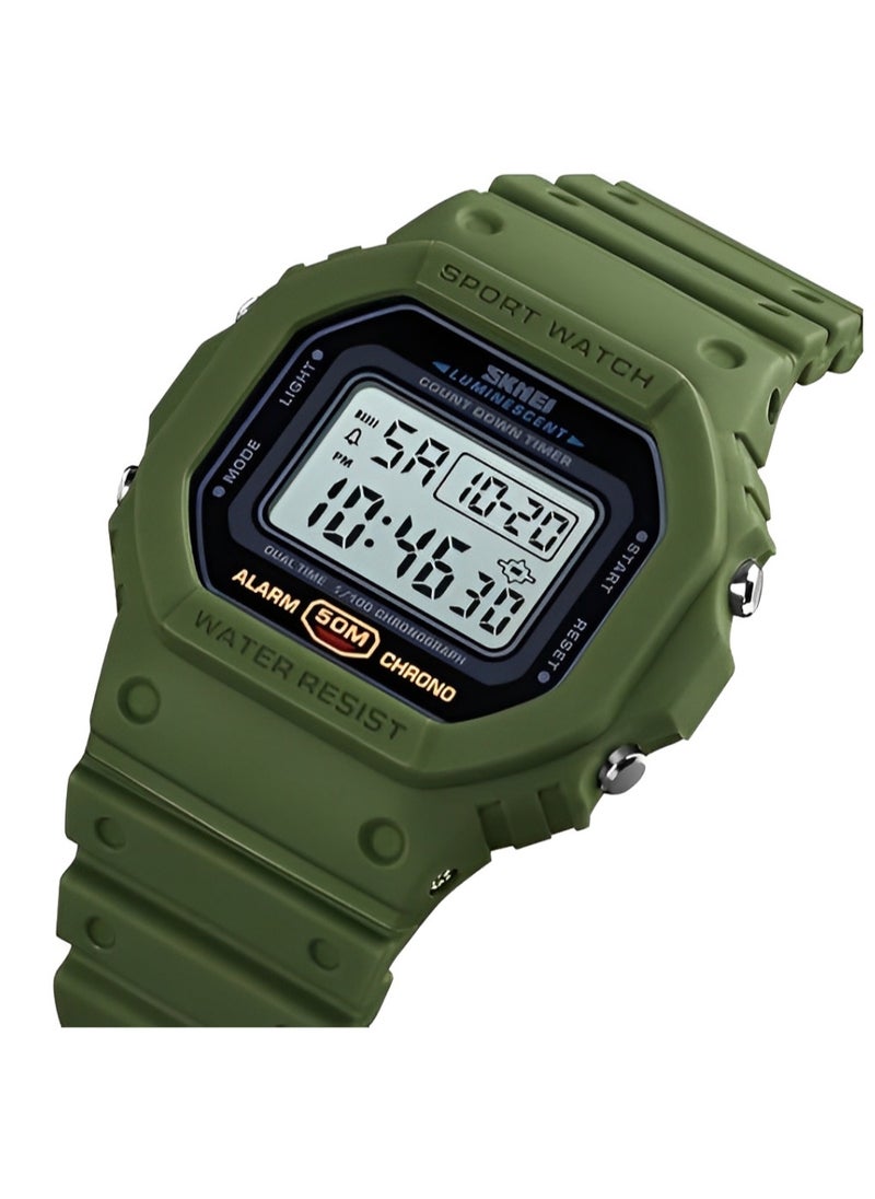 SKMEI 1628 Green Watch For Men