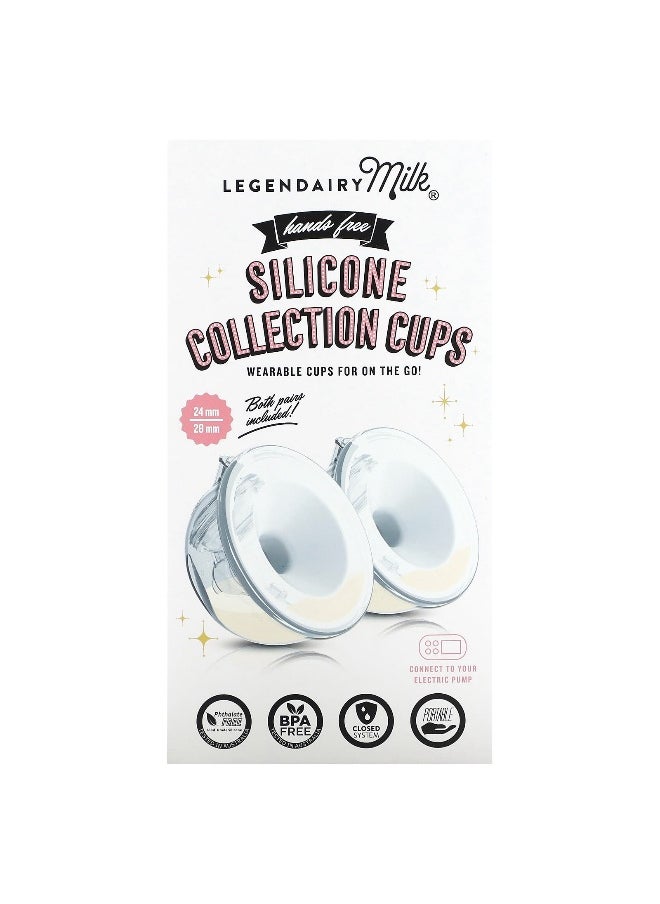 LEGENDAIRY Milk Legendairy Milk, Silicone Collection Cups, 2 Count  - Image 1