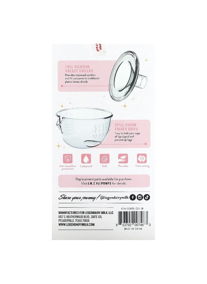 LEGENDAIRY Milk Legendairy Milk, Silicone Collection Cups, 2 Count  - Image 2
