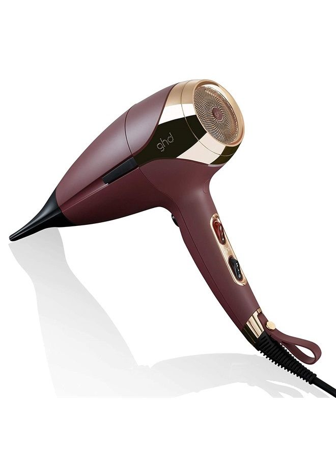 ghd Helios Hair Dryer ― 1875w Professional Blow Dryer, Longer Life + Brushless Motor Lightweight Hair Dryer for Salon-Worthy Blowout ― Plum - Image 1