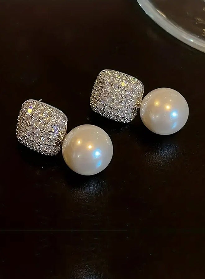Ready For Chai 1 Pair of Luxury Women's Earrings with Full Artificial Artificial, Perfect as a Daily or Festival Gift, Suitable for Yearound Wear - Image 2