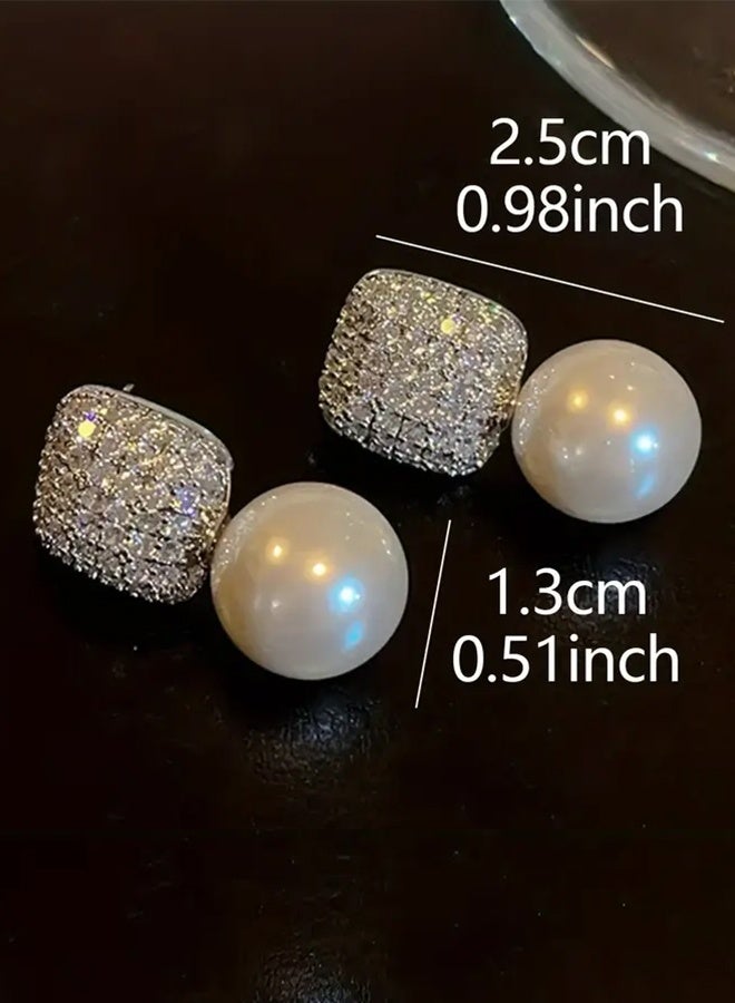 Ready For Chai 1 Pair of Luxury Women's Earrings with Full Artificial Artificial, Perfect as a Daily or Festival Gift, Suitable for Yearound Wear - Image 5