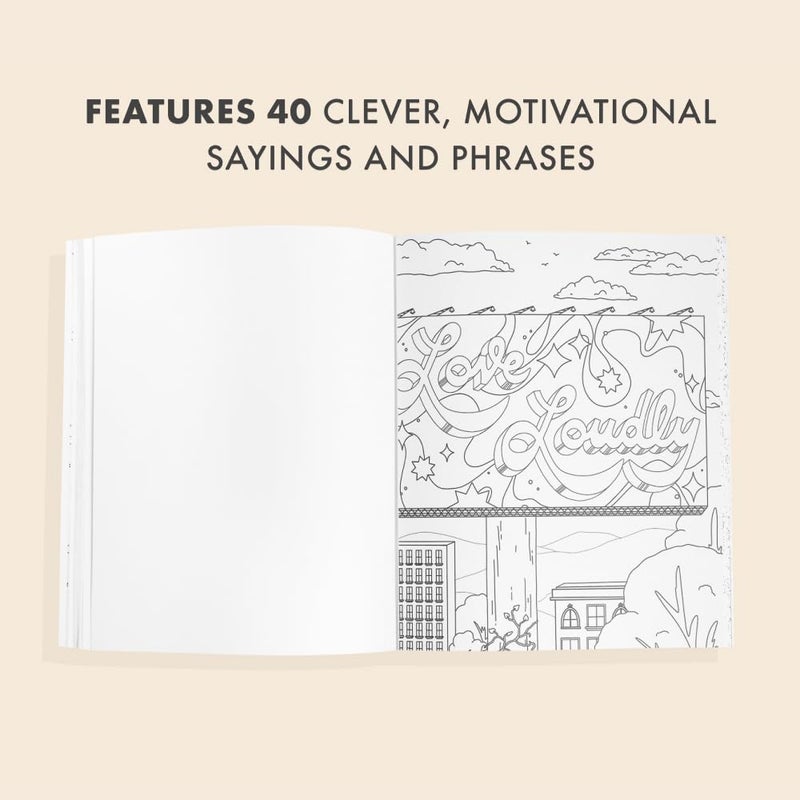 Good Things Grow Here: An Adult Coloring Book with Inspirational Quotes and Removable Wall Art Prints - Image 3