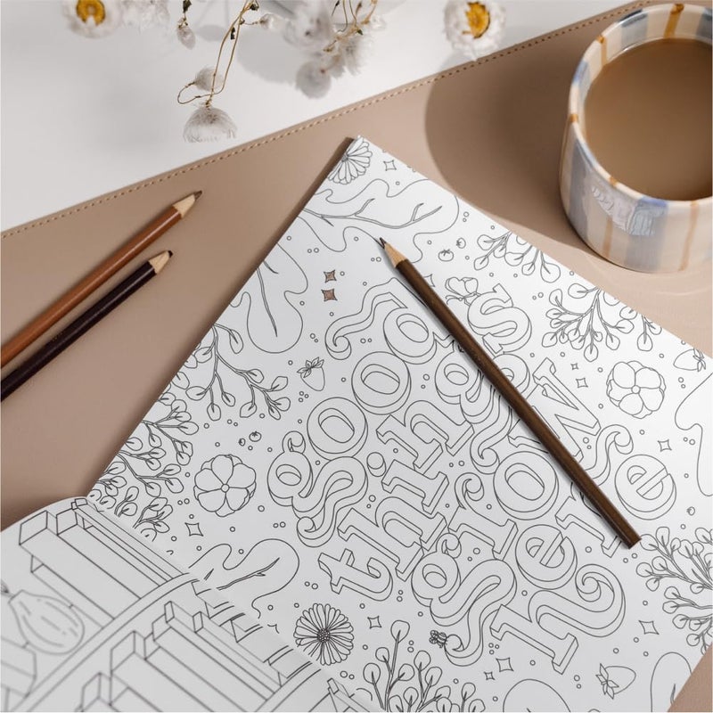 Good Things Grow Here: An Adult Coloring Book with Inspirational Quotes and Removable Wall Art Prints - Image 5