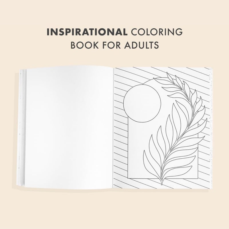 Good Things Grow Here: An Adult Coloring Book with Inspirational Quotes and Removable Wall Art Prints - Image 2