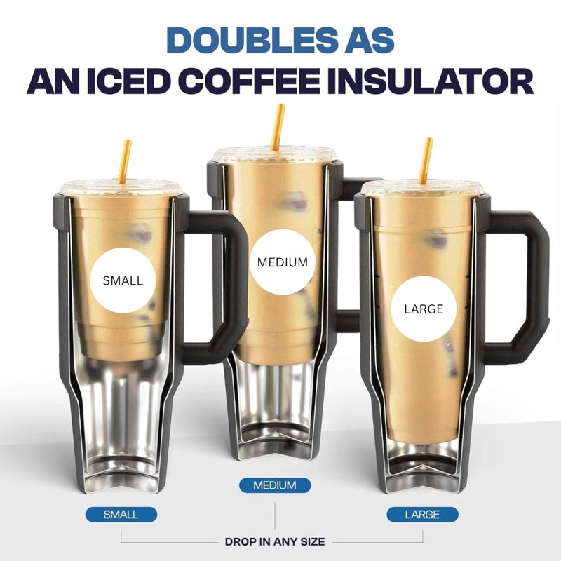 Frost Buddy Thicc Buddy - 40 oz Stainless Steel Vacuum Insulated Tumbler with Lid and Straw for Water - Travel Mug Cupholder Friendly - Gifts for Women Men Him Her (Ice Cream) - Image 5