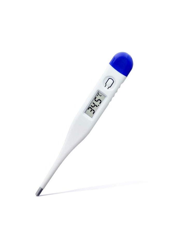 Soft Digital Thermometer for Fever, Quick Reading Waterproof Oral Thermometer with Fever Indicator. Best for Baby Kids and Adults  - Image 1