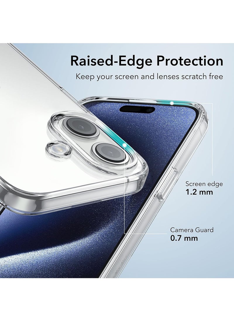 CaseNeo - iPhone 16 Case,Shockproof Protective Phone Cover Case,Anti-Scratch Non-Yellowing Clear Crystal Basic Anti-drops Anti-fingerprints Camera Protection Soft Transparent Clear Back Protective Cover Compatible with iPhone 16 Phone Case - Image 1
