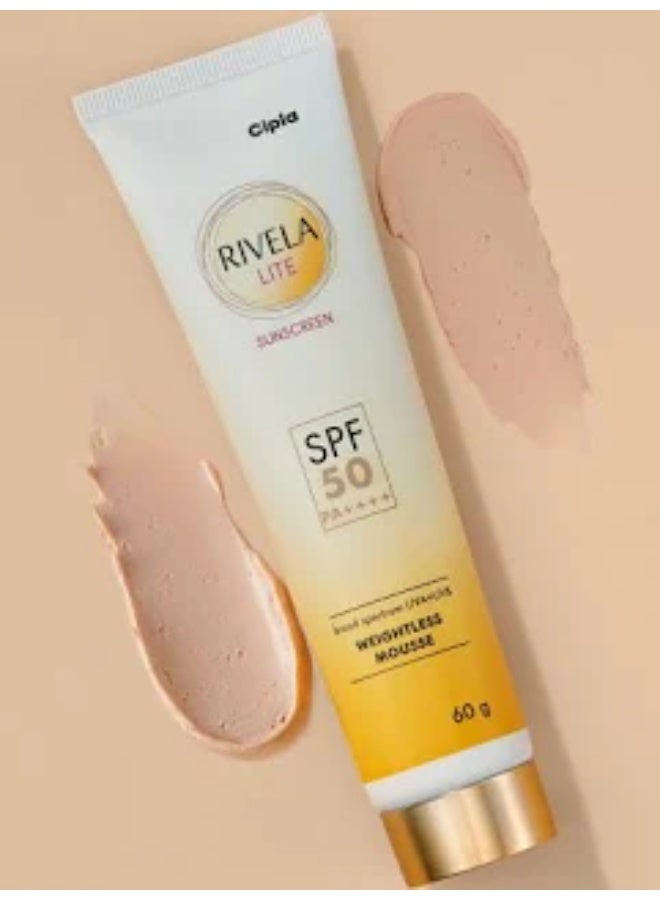 Cipla Rivela Lite sun screen  spf50++++ (2 Pack) 60g - Image 3