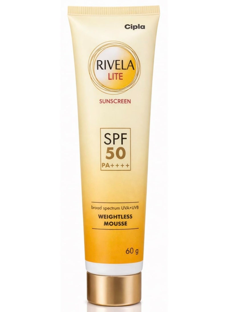 Cipla Rivela Lite sun screen  spf50++++ (2 Pack) 60g - Image 4