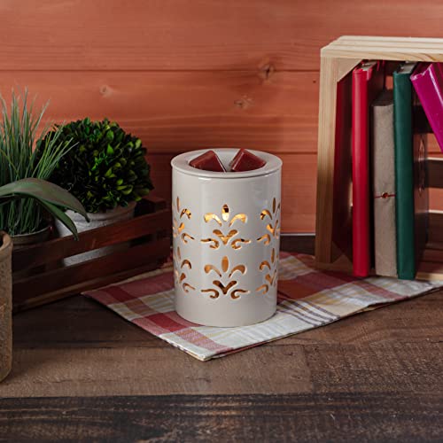 DECO D'Eco Fragrance Wax Melt Warmer - Electric Scented Tart, Oil & Candle Warmer w 6 Cinnamon Wax Cubes -Plug-in Halogen Bulb Melts Cubes Filling Room w Fresh Scents- Great Mother's Day & Wedding Gift - Image 5