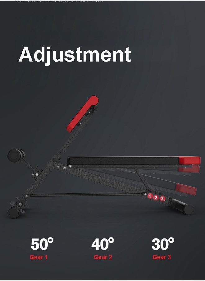 Multifunctional and Adjustable Exercise Equipment Bench