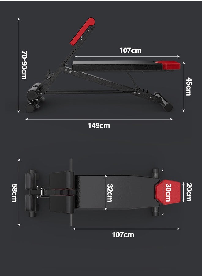 keke Multifunctional and Adjustable Exercise Equipment Bench  - Image 2