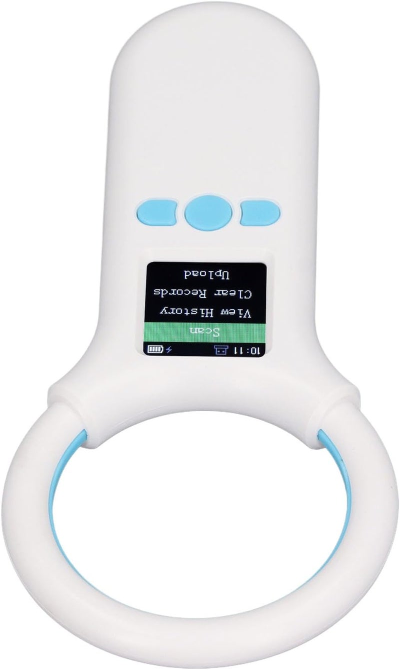 ماسح علامات الحيوان BT 134.2khz 125khz EMID FDX B بشاشة LED عضوية قابلة للحمل لقراءة شرائح الحيوانات W91A للتعريف المهني - Image 4