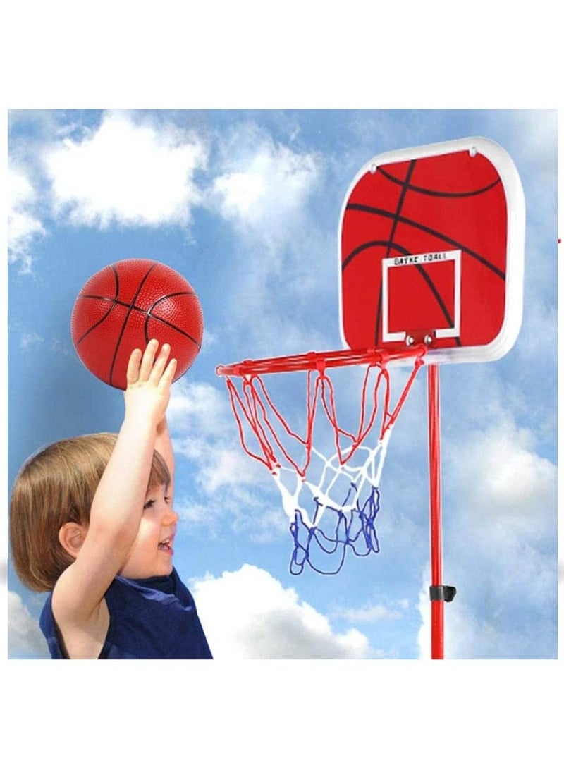 AMERTEER Kids Basketball Hoop Set – Sturdy Stand with 2 Balls, Fun Indoor and Outdoor Game - Image 4