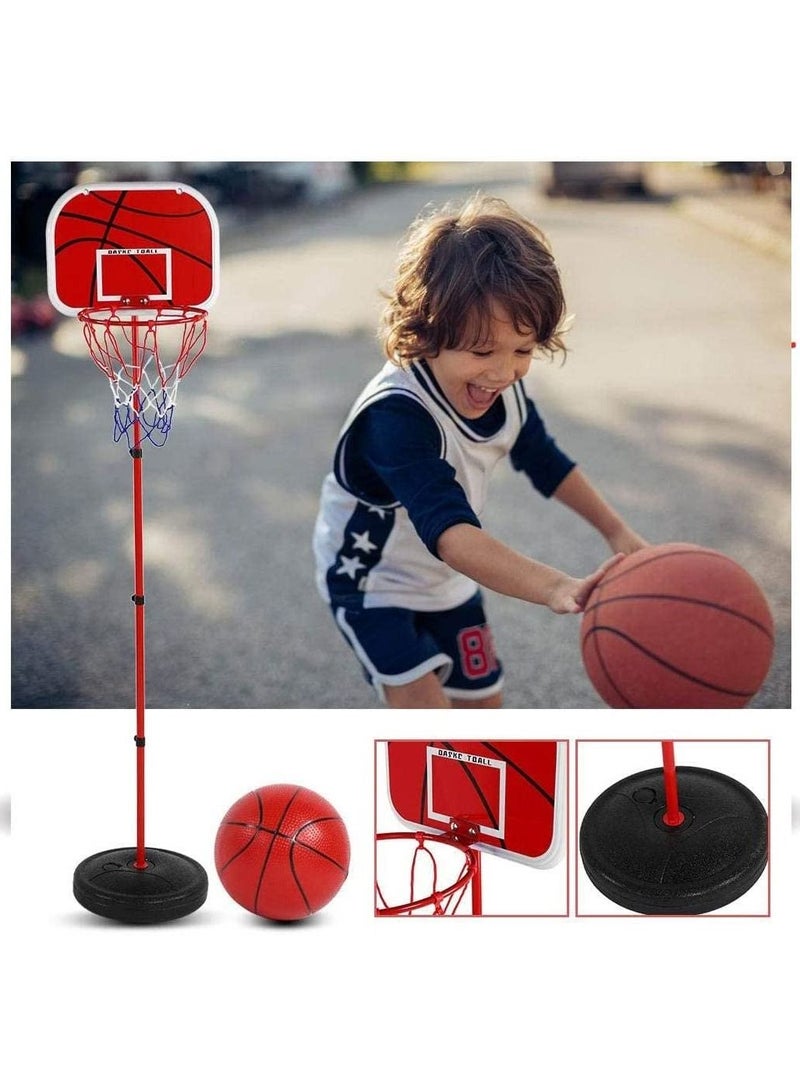 AMERTEER Kids Basketball Hoop Set – Sturdy Stand with 2 Balls, Fun Indoor and Outdoor Game - Image 3