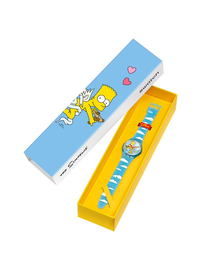 Swatch ساعة unisex مصنوعة من مواد حيوية كوارتز أنجل بارت - Image 5