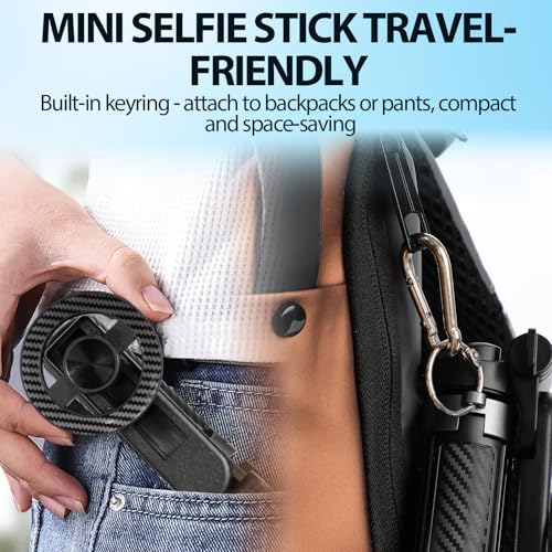 Mrryiio Phone Tripod & Selfie Stick,360° Rotation Travel Selfie Stick,4-in-1 Portable Travel All in One Extendable Cell Phone Tripod with Wireless Remote for iPhone,Android,Video Recording - Image 4