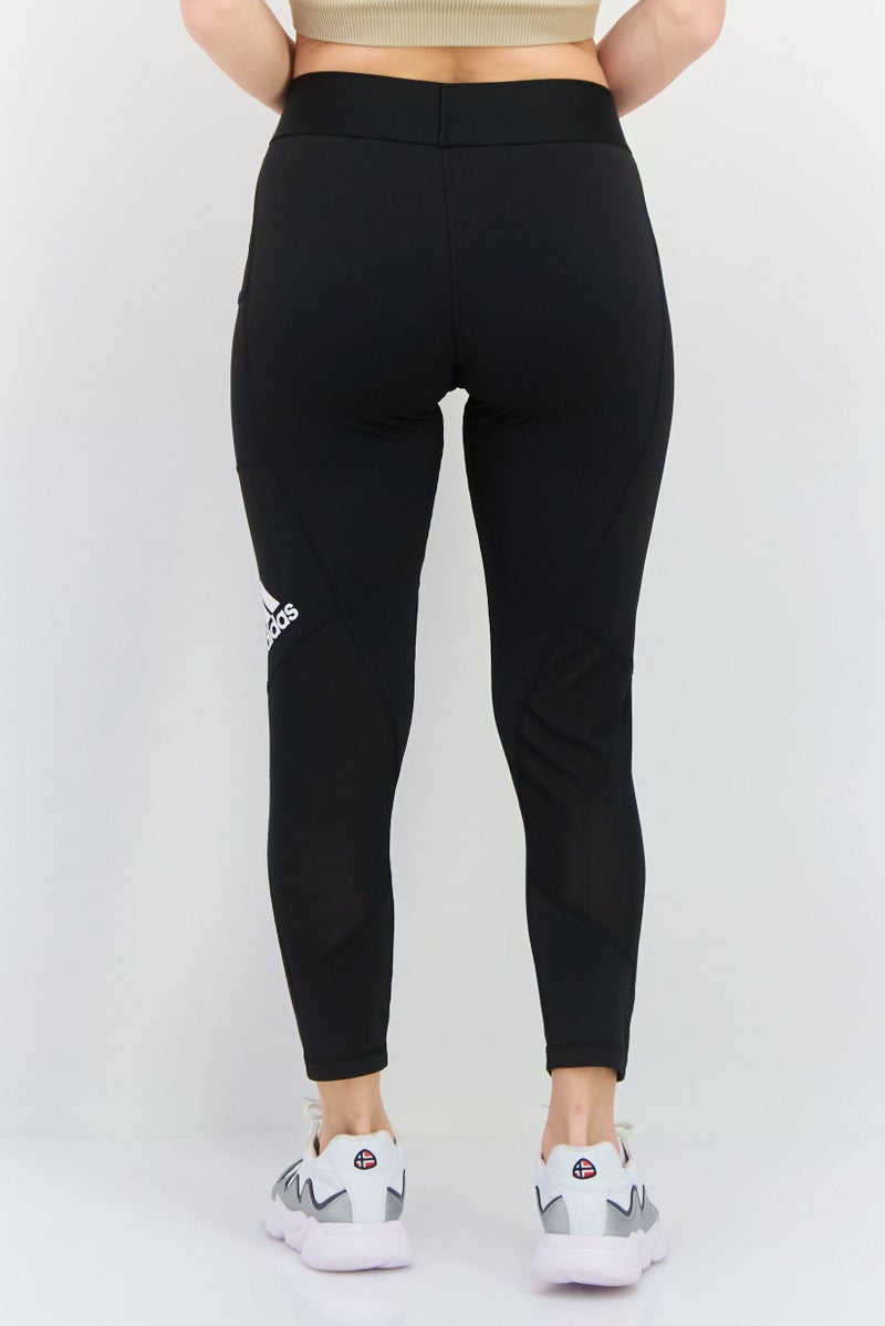 Adidas  leggings رياضية نسائية مناسبة للتدريب، سوداء - Image 3