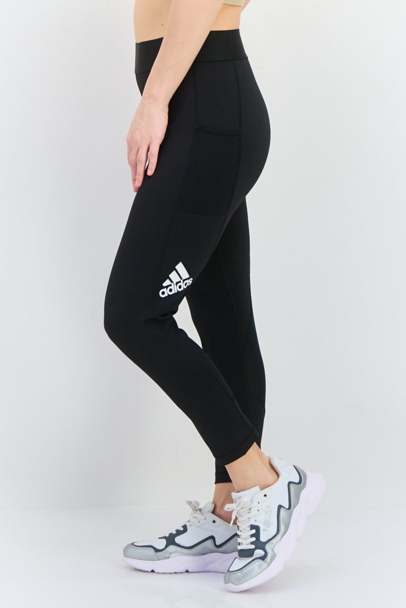 Adidas  leggings رياضية نسائية مناسبة للتدريب، سوداء - Image 2