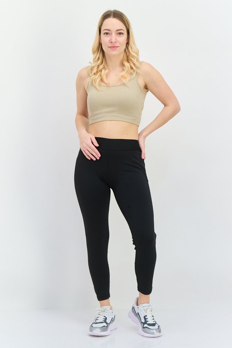 Adidas  leggings رياضية نسائية مناسبة للتدريب، سوداء - Image 2
