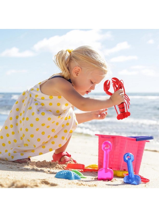 Amosfun Lobster Shape Rubber Model Toy Simulation Soft Seafood Model Toy Pinch Children's Toys for Kids Birthday Party Decoration Plastic Lobster Decorations - Image 2