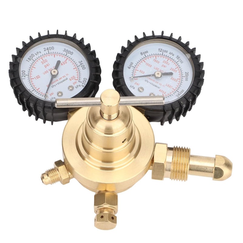 Brass Low Pressure Nitrogen Regulator Test Kit with 200cm Hose Inlet Outlet Connection - Image 5